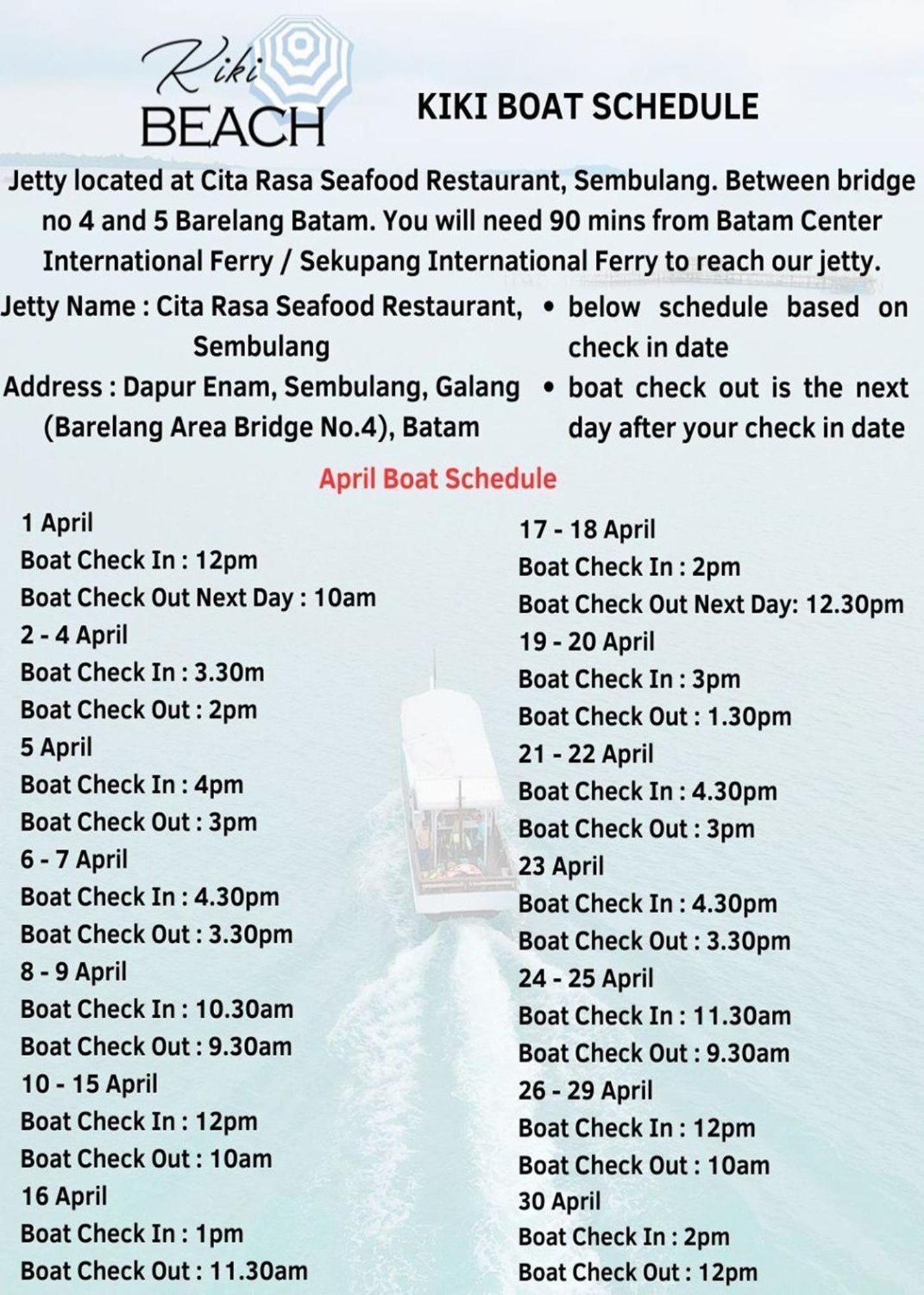 Kiki Beach Resort, Batam Galang Island Eksteriør billede
